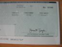 Google cheque